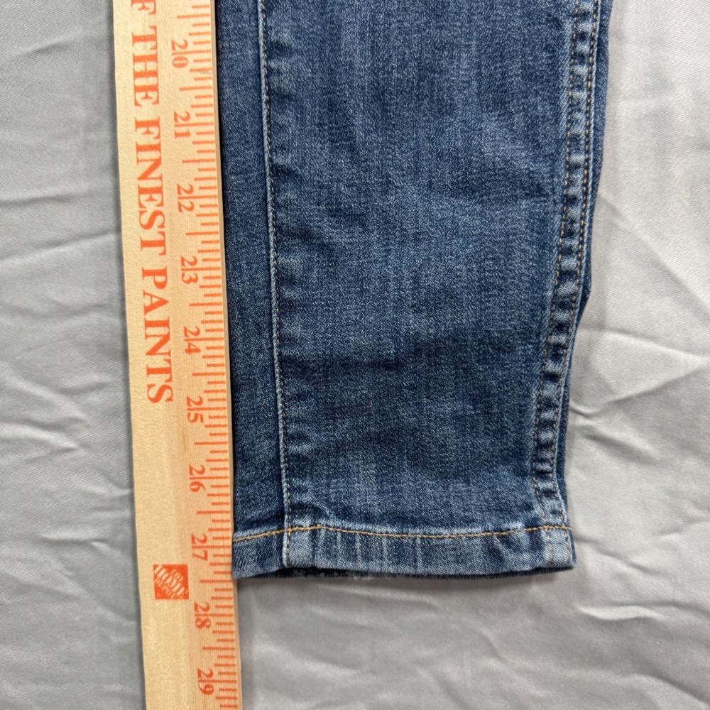 THE GREAT The Almost Skinny Jeans Blue Distressed Knee Size 25 - Picture 8 of 10